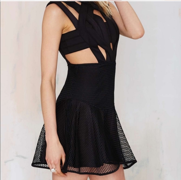 Nasty Gal Dresses & Skirts - Nasty Gal Rock City Scuba Dress BNWT L